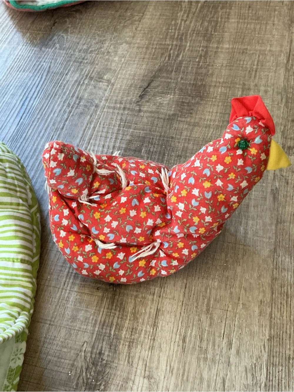 Vintage Quilted Country Kitchen Set Chicken Farmhouse Vegetable Appliance Cover